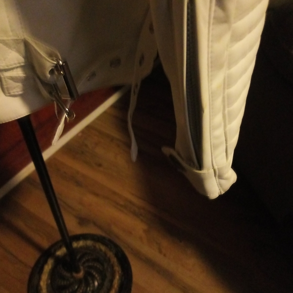 Fitshop man's cream color faux leather jacket - Picture 4 of 4